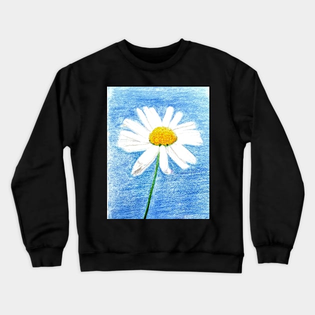 Daisy Crewneck Sweatshirt by teenamarie23art